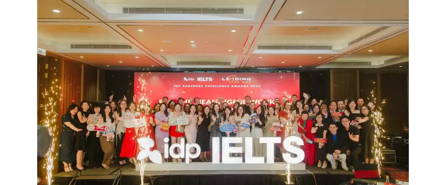 The Real IELTS tại IDP Partners Excellence Awards 2024