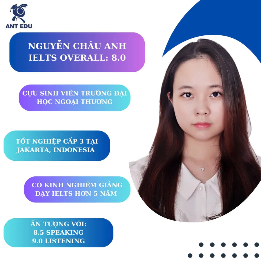 Hồ sơ giảng viên Cô Nguyễn Châu Anh