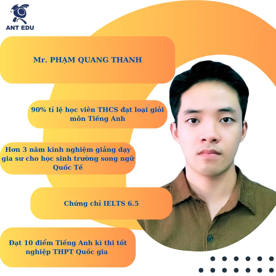 Hồ sơ giảng viên Phạm Quang Thanh